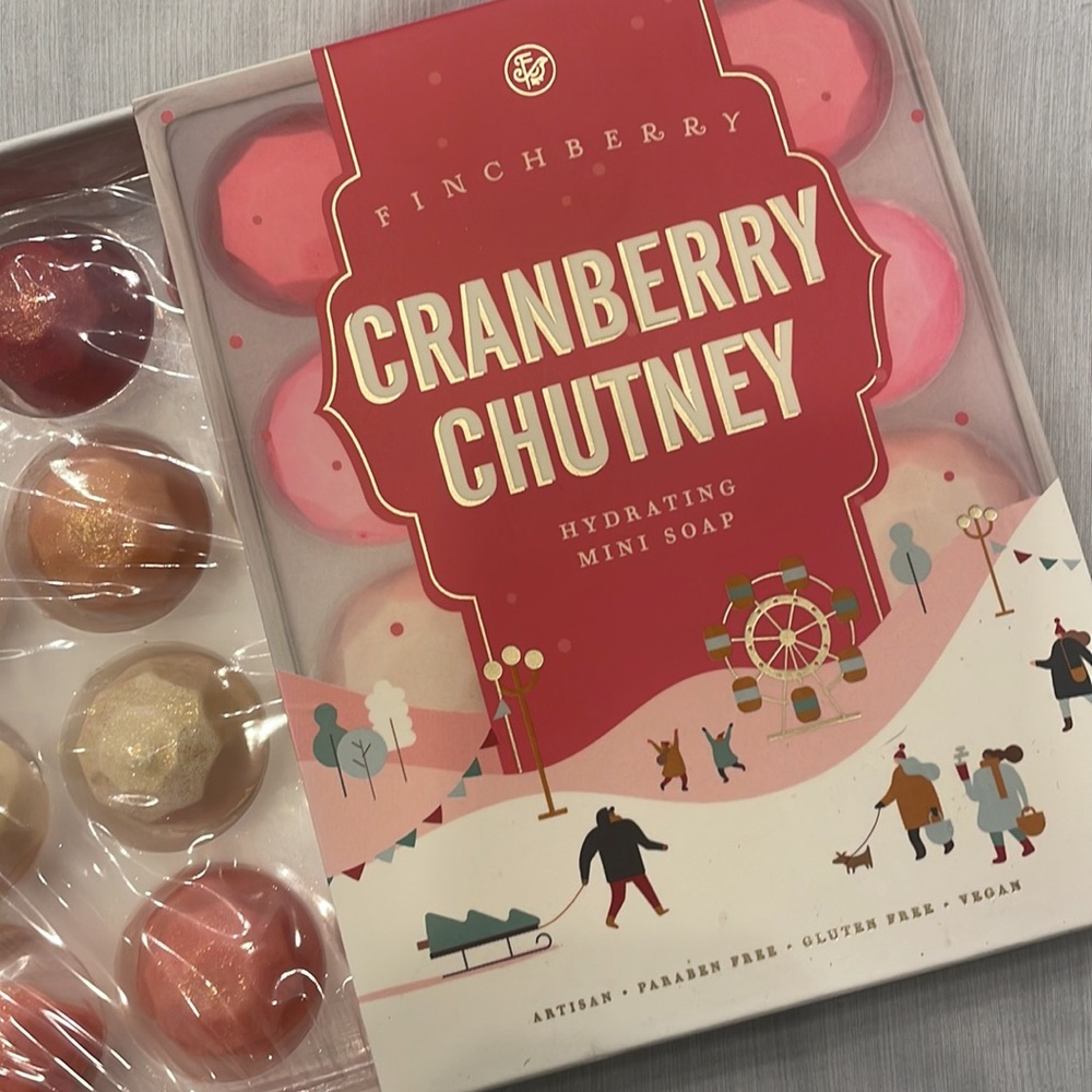 Finchberry Cranberry Chutney Mini Soap Set